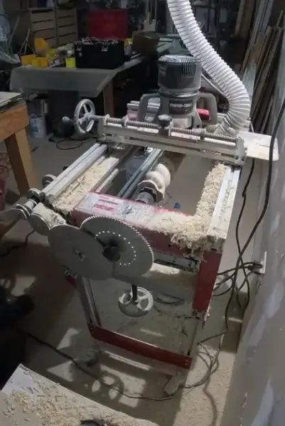 Barley twist machine