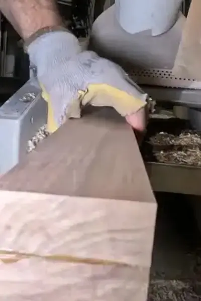 Milling walnut blocks for barley twist table legs