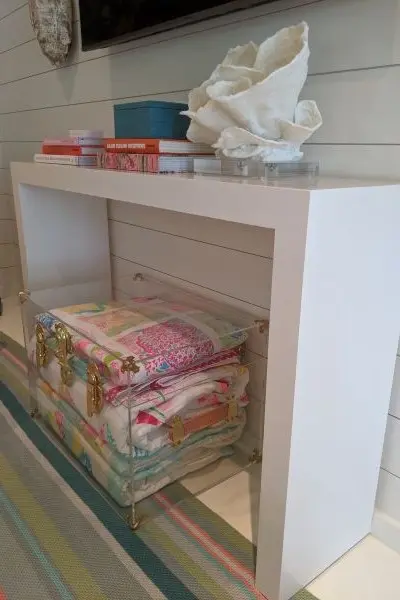 White oak desk