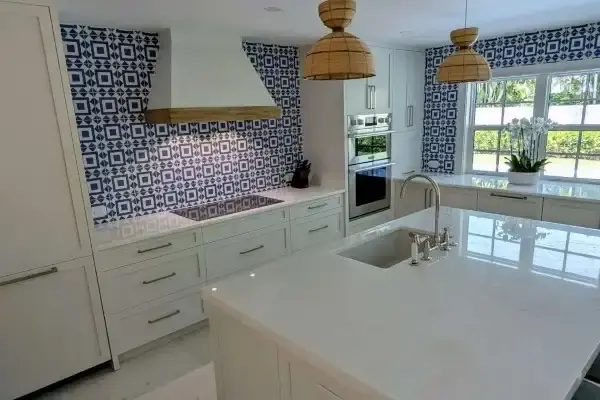 Walnut wine refrigerator