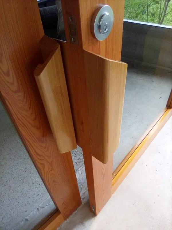 White kitchen with bright blue tile backsplash
