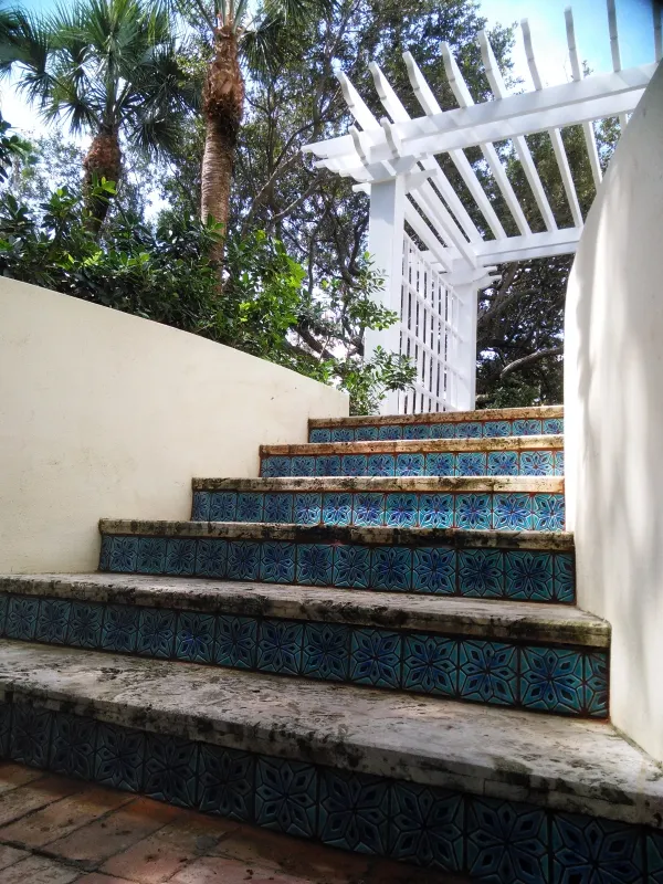 White kitchen with custom butcher block worktop